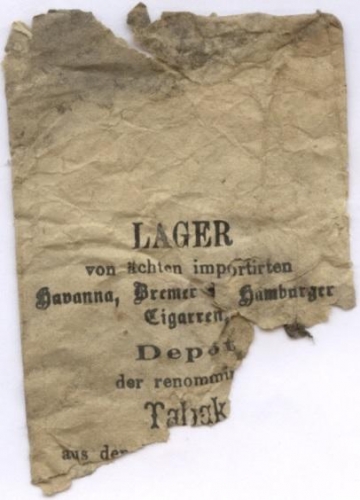 Fragment of a cigarette bag (Nizi_Werb_13)